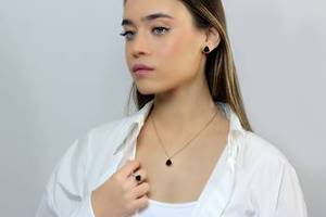 100% Pure Solid 925 Sterling <b>Silver</b> <b>Top</b> Natural Black Onyx Trillion Faceted Cut Gemstone Earrings Women's Parties & Wedding Wear - Product Image 6
