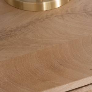 Aparador de 3 puertas Vandana Crystal Comfort en madera maciza de mango con frentes acanalados, estilo Japandi contemporáneo Lanora - Product Image 6