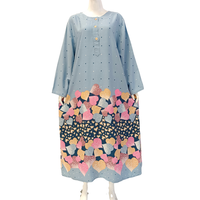 Abaya musulmane pour femmes, longue, à manches longues, en rayonne, confortable à porter, robe de prière musulmane.