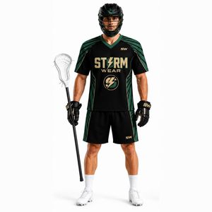 Conjunto Deportivo para Equipos, Uniforme de Lacrosse Cómodo y Transpirable, Pantalones Cortos, Logotipo Personalizable, Uniforme de Lacrosse de Alta Calidad - Product Image 5