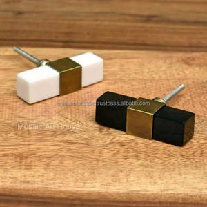 Pomos de madera personalizados de estilo exclusivamente moderno, tirador de Acacia para el hogar y el Gabinete para cajones y armarios - Product Image 3