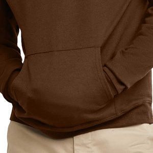 Sweat à capuche confortable pour homme en molleton de coton doux, vêtement de mode streetwear décontracté, vente en gros - Product Image 6