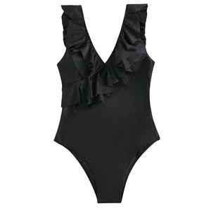 Professional Sportswear Women's Sexy Backless One-Piece Swimsuit Plus Size XXXL Beach <b>Bathing</b> Suit - Product Image 3