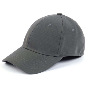 Casquette de baseball bleue à 6 panneaux unisexe en coton ajustée décontractée respirante imperméable en toile avec logo géométrique imprimé par transfert thermique sur le devant - Product Image 4