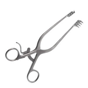 เครื่องมือถ่างไขสันหลัง Adson Cerebellar Retractor แบบ 4 ง่าม ทำจากเหล็กกล้าไร้สนิม ชนิดยึดติดเอง สำหรับศัลยกรรมประสาทและหนังศีรษะ รุ่น DC-S-9 ได้รับการรับรองมาตรฐาน CE ระดับ Class I - Product Image 6
