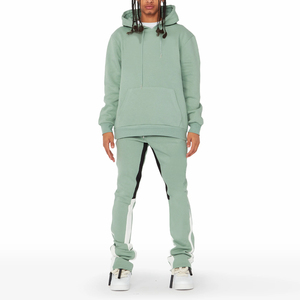 Survêtement de jogging pour homme de qualité supérieure, respirant, couleur unie, style évasé, confortable, nouveau design, style évasé - Product Image 1