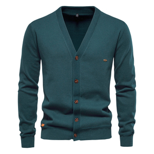 <b>Men</b> Long Sleeve Sweater Button Knit <b>Men</b> <b>Cardigan</b> Sweater Button Front Winter Wear - Product Image 3