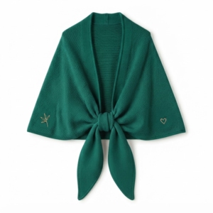 เสื้อคลุมไหมพรมถักหนาสำหรับผู้หญิง ผ้าพันคอพาชมินาสำหรับสาวๆ - Product Image 1