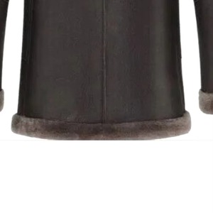 Chaqueta de Invierno para Hombre, Larga y Cálida, de Piel de Oveja, con Capucha y Ribete de Piel, Tejido de Lana, Servicio OEM, Acabado Impermeable y Transpirable - Product Image 5