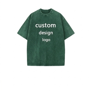 Custom Men's 260G Heavyweight Cotton T <b>Shirt</b> Oversized <b>Black</b> Blank <b>Tee</b> Screen Printing Anti Wrinkle Eco Friendly Casual - Product Image 3