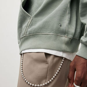 Sweat à capuche personnalisé pour homme avec logo en relief, en molleton de coton épais, pour les marques de streetwear américaines - Product Image 6