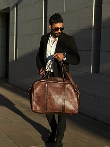 Premium Genuine Leather Fringe Handbag for Women – Vintage Boho Style Shoulder <b>Bag</b> with Tassels & <b>Studded</b> Detail - Product Image 4