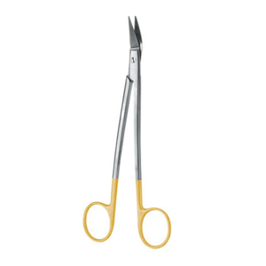Dean Scissors 16.5CM 1 Blade Serrated <b>Tungsten</b> Carbide Stainless Steel Surgical Dental Cutting Instrument Tool - Product Image 1