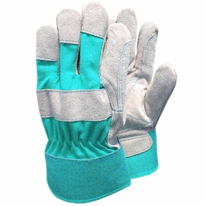 Gants de sécurité de chantier en cuir de vachette pleine fleur, résistants à la chaleur, certifiés CE, épaisseur 11 oz - Product Image 4