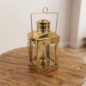 Export Quality Handmade <b>Brass</b> Nautical Oil <b>Lantern</b> Vintage Maritime Hanging Lamp for Marine Coastal Decor Available For Sale - Product Image 3