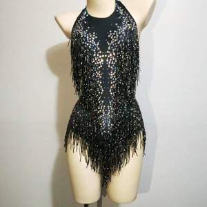 Costume de danse à paillettes pour hommes, respirant, deux pièces, pour performance de danse de salon, scène, discothèque, couleur personnalisée - Product Image 4