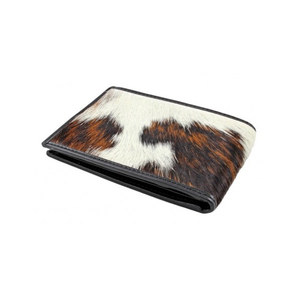 Portefeuille en cuir de vachette premium fait main pour homme, portefeuille fin à rabat en cuir à poils, portefeuille durable en cuir véritable - Product Image 4