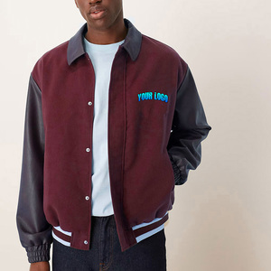 Veste universitaire personnalisée, tailles plus grandes, vestes pour hommes, veste de sport d'équipe avec broderie de haute qualité pour hommes - Product Image 3