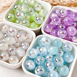 Perles en résine multicolores faites à la main pour la fabrication de bijoux, perles intercalaires en vrac, fournitures artisanales en gros - Product Image 1