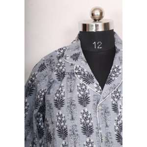 เดรสผู้หญิงลายดอกไม้พิมพ์ลายดิจิทัล คอวี แขนสามส่วน ผ้าฝ้าย 100% เป็นมิตรกับสิ่งแวดล้อม ทรงเข้ารูป ความยาวปานกลาง เหมาะสำหรับงานกลางคืน งานทางการ หรือใส่ไปเที่ยวคลับ - Product Image 2