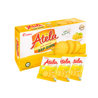 Libra Atela 150g Biscuits Halal Adultes Farine de Blé Croustillante Sel Patate Douce Maïs Aromatisé Boîte Croustillante Sachet Goût Salé Sucre