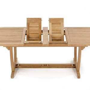 <b>Extendable</b> Oval <b>Wood</b> <b>Dining</b> <b>Table</b> Scandinavian Modern Design Stable Solid <b>Wood</b> Furniture for Home <b>Dining</b> Room 6 Seater - Product Image 5