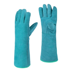Gants de soudure en cuir de vachette renforcé, résistants, pour la sécurité industrielle, la protection des mains, la lutte contre les incendies et la construction - Product Image 6