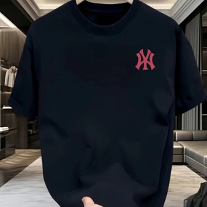 High Quality Plain Cotton T-Shirt with Custom <b>Logo</b> Printing Comfortable Soft Fabric Men Women Unisex Wholesale Supplier - Product Image 4