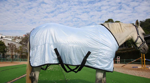 Équipement équestre personnalisé, couverture anti-mouches pour chevaux, vente en gros de produits équestres, couverture en maille anti-mouches pour chevaux avec capuche - Product Image 6