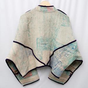A2ZCraftBazar Veste en coton Kantha vintage écologique pour femme, motif dessiné à la main, style automne, séchage rapide, respirante - Product Image 6