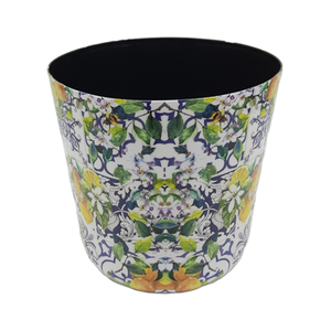 Nouvel ensemble de 7 autocollants émaillés à motif de feuilles, design exceptionnel, écologiques et durables, pour grands pots de plantes, décoration maison et jardin - Product Image 1