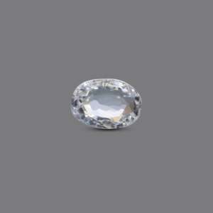 Loose Cubic Zirconia Gemstone 4.15 Carat White Synthetic Zircon for Fine Jewelry - Product Image 1