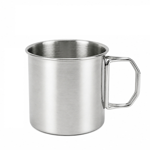 Taza Moscow Mule de acero inoxidable, jarra de cerveza de metal martillado, vaso de café de doble pared de grado alimenticio con asa para cócteles de bar - Product Image 2