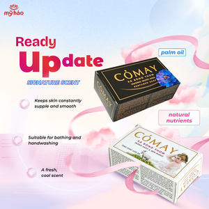 Jabón perfumado Comay 100g con aroma floral, perfumes negros y leche de cabra blanca para el cuerpo, seguro para la piel. - Product Image 3