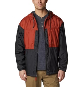 Rain Windbreaker <b>Jacket</b> Custom Logo Mens Hooded <b>Lightweight</b> Windbreaker Outdoor <b>Waterproof</b> <b>Running</b> <b>Jacket</b> for Men - Product Image 1