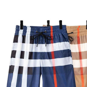 New Arrival Sporty Casual Canvas 100% Cotton Solid Shorts with <b>Elastic</b> Waist Closure Quick Dry for Men Gym Sports - Product Image 3