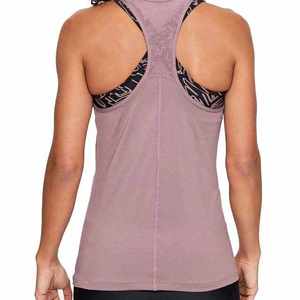 <b>Women</b> Solid Color Crew Neck <b>Tank</b> <b>Top</b> Breathable Knitted Jersey <b>Wool</b> Sporty Style Regular Length Casual Wear Front Logo - Product Image 4