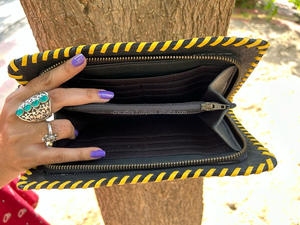 กระเป๋าสตางค์แบบหนีบหนังวัวขนสัตว์มีสไตล์สไตล์กระเป๋าสตางค์ดีไซน์ใหม่ใช้ได้หลายรูปแบบ - Product Image 6