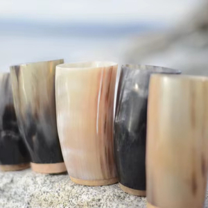 Ensemble élégant de verres à shot en corne, verres à bière décoratifs pour la présentation à la maison et les expériences culinaires par PERFECT ENTERPRISES - Product Image 1