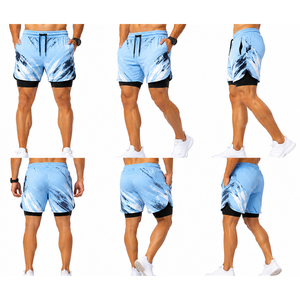 Shorts de bain premium pour hommes avec poches étanches, séchage rapide, tissu extensible léger – Fournisseur personnalisé - Product Image 6