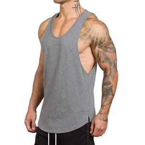 Professional Design Quick Dry Gym Fitness Tank Top <b>Vests</b> for Men Blank Solid Color <b>Stringer</b> Male T-Shirts Casual Sleeveless Top - Product Image 2