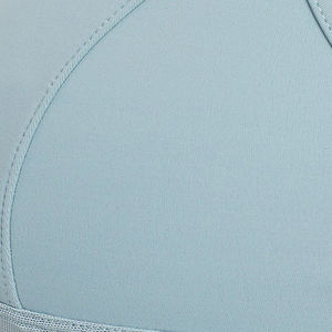 Seamless Women's Sports <b>Bra</b> Racerback Scoop Neck Medium Support Yoga Fitness Top Light <b>Blue</b> - Product Image 5