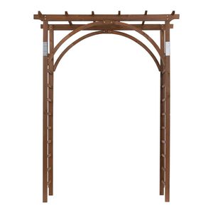 Arco da Giardino Marrone Scuro Facile da Montare Pratico per Piante Rampicanti - Product Image 6