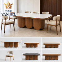 Table de salle à manger d'hôtel sur mesure, grande table en bois pour restaurant commercial, directement de l'usine, pour projets de mobilier hôtelier