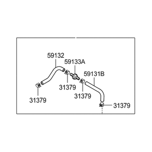 Étriers et supports neufs pour Elantra 591302H100 - Product Image 1