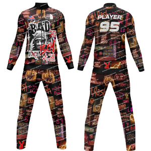 Custom Blank Package Deal Quarterback Training Flag 7 on 7 Sublimated Compression Set Jerseys 7v7 Football Uniform - Product Image 4