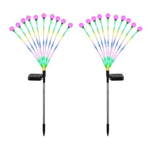 2 Lámparas Solares Decorativas Impermeables IP65 con Forma de Luciérnaga, Luces Nocturnas Oscilantes para Caminos, Jardines, Patios y Exteriores - Product Image 1