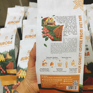 Café AURORA Specialty Arabica Tueste Medio Dulce Premium 1kg Bolsa Privada Etiqueta OEM V60 Directo de Fábrica Vietnam - Product Image 2