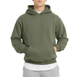 Sweat-shirts à capuche épais pour hommes, sweats athlétiques délavés à l'acide, sweats à capuche oversize personnalisables avec LOGO, sweats assortis pour couples - Product Image 1