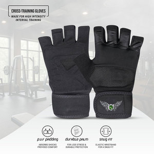 Weight Lifting Cross Training Exercise and Workouts <b>Half</b> Finger Fitness Gloves for Men & Women Non <b>Slip</b> Grip Gym Training Gloves - Product Image 6